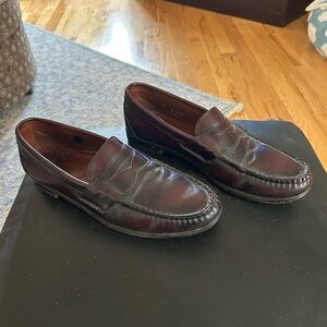 Allen Edmonds Rich Brown Leather Slip-Ons
